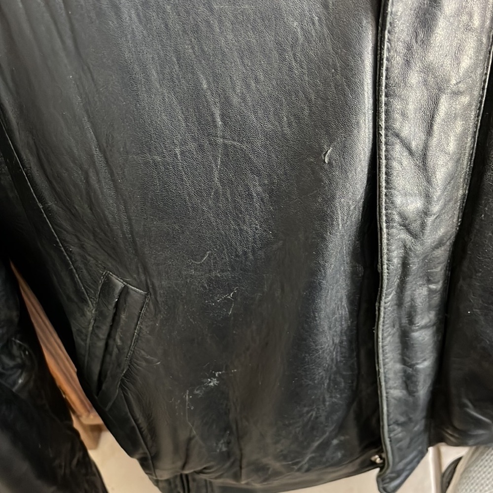 Men’s Nicole Miller Leather Jacket - Picture 6 of 13